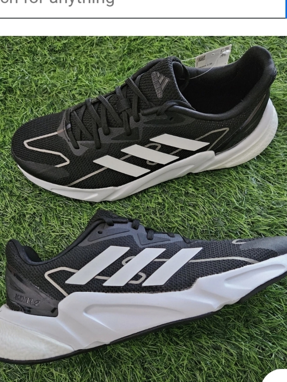 Adidas JETBOOST X900L2 Black and White Athletic Sneakers